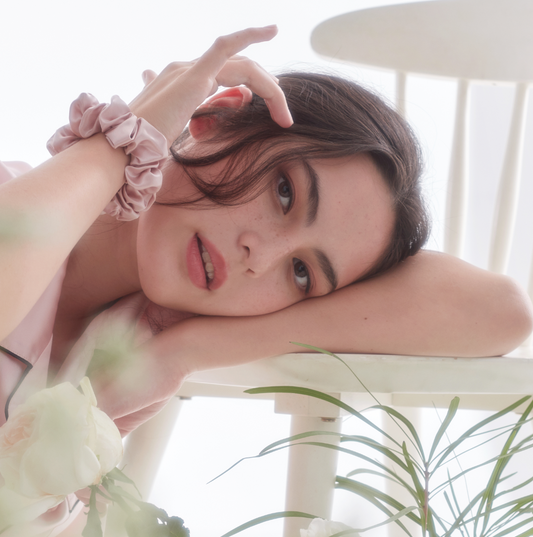 Silk scrunchies are a good practice in keeping your hair tidy and away throughout the day while still looking fresh and cute.