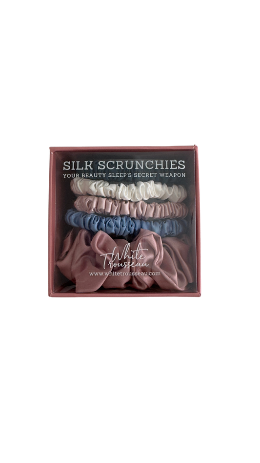 100% Mulberry Silk Scrunchies - The Bloom Kit