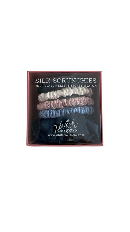 100% Mulberry Silk Scrunchies - Harmony Ties