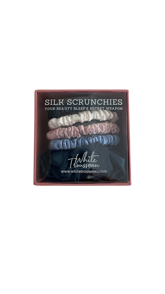 100% Mulberry Silk Scrunchies - Harmony Ties