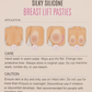 Breast Lift Silicone Bra Nipple Cover Sticker (Large)
