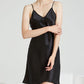 Kate Pure Silk Slip Dress | Black