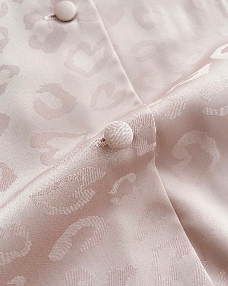Lottie Silk Pyjamas Set | Blush Pink
