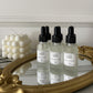 6 Bottles of Essential Oils with Candle. Shop now at White Troussea for essential interior oil.