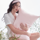 Aurelie Pure Silk Pillowcase | Pink