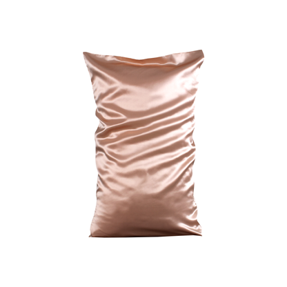 White Trousseau's 100% 22 Momme Mulberry Silk Pillowcase in Rose Gold. Made of OEKO-TEX® certified, organic mulberry silk, our double-sided pillowcase is specially made to stop hair loss and hair breakage, and to help you sleep better and faster. Look no further for the best mulberry silk pillowcase in Singapore.