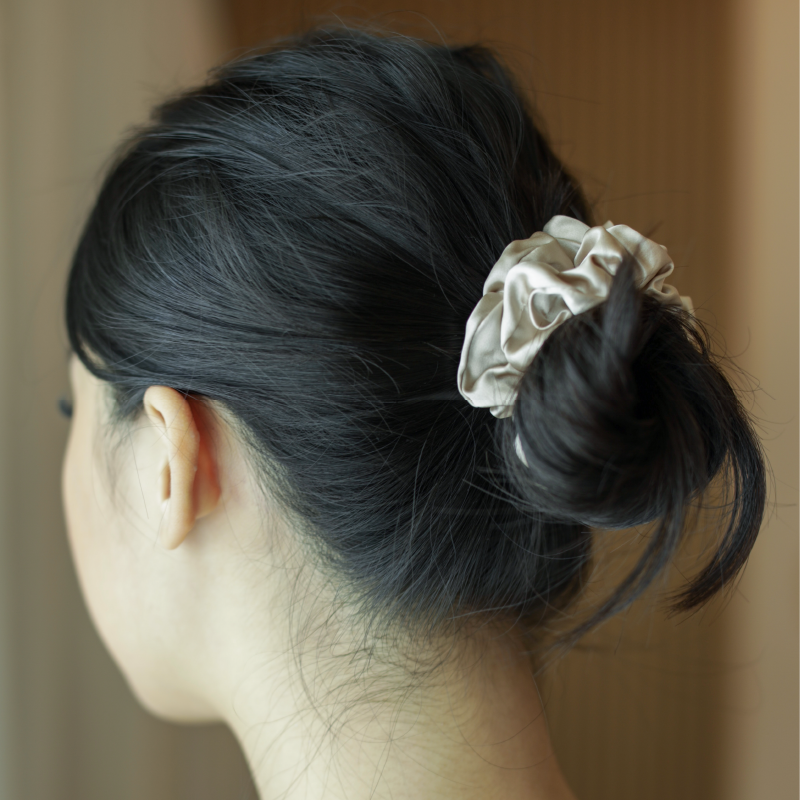 Our scrunchies are made with hair health in mind, and with this as our priority, we’ve made sure our silk hair scrunchies are the best choice for soft, supple, and shiny hair. 