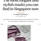 As featured on Vogue Singapore, our mulberry silk face masks with filter are some of the best in the market. High quality, fashionable, and affordable!